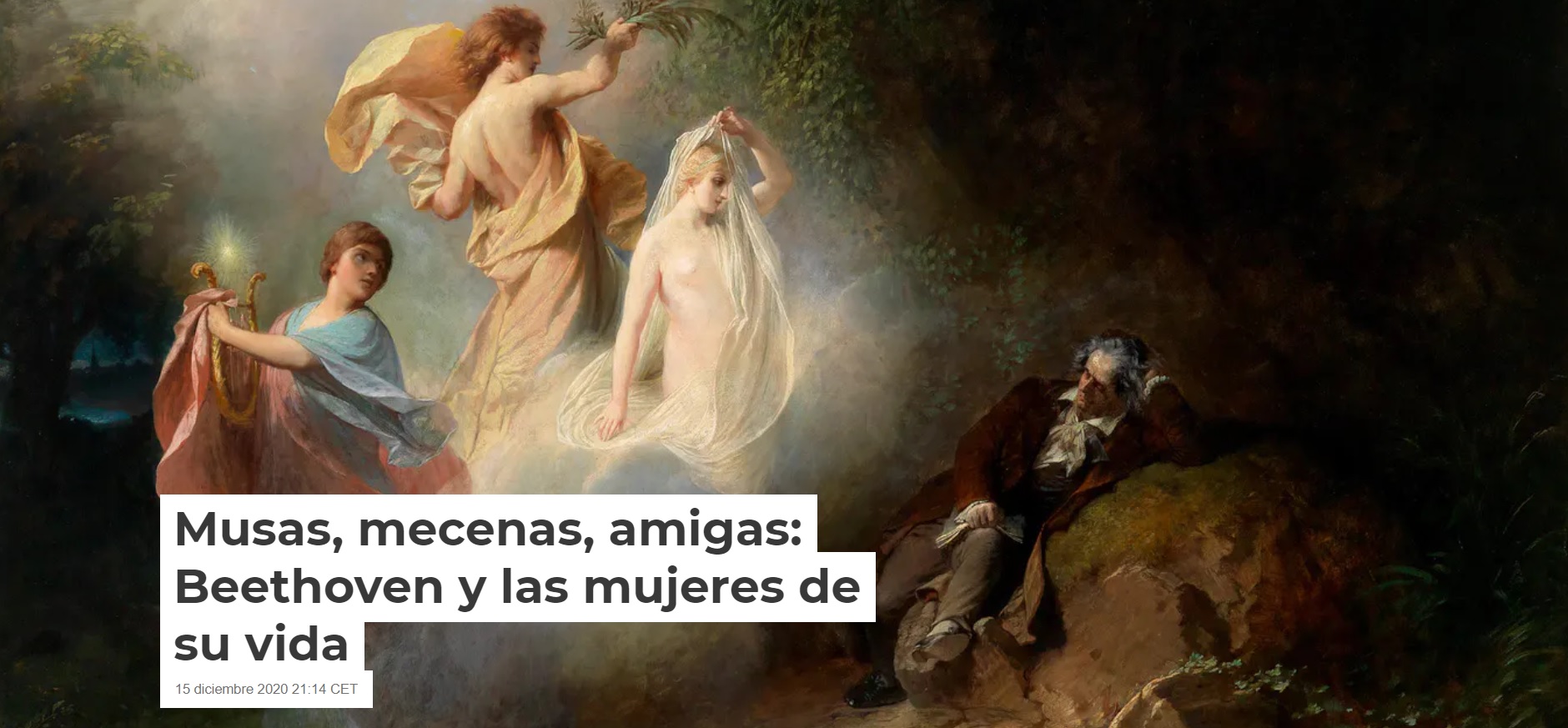 Musas, mecenas y amigas: Beethoven y las mujeres de su vida