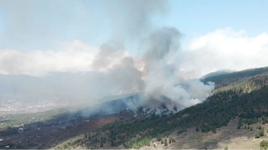 Volcán en La Palma