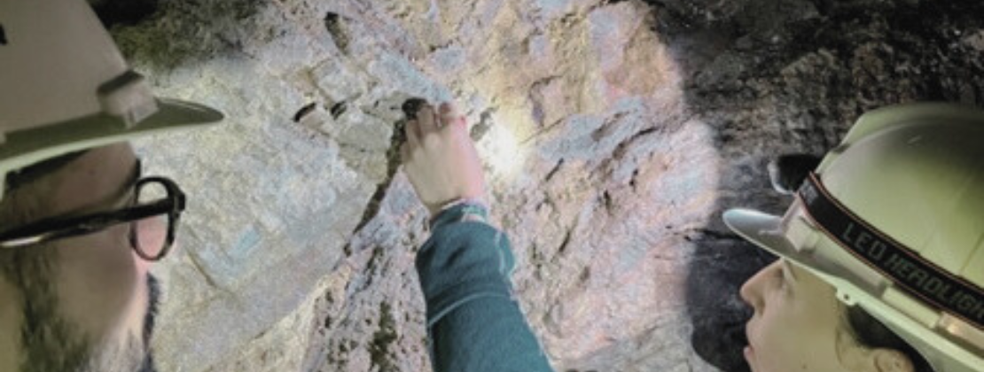 Toma de muestras de la mina de Almadén