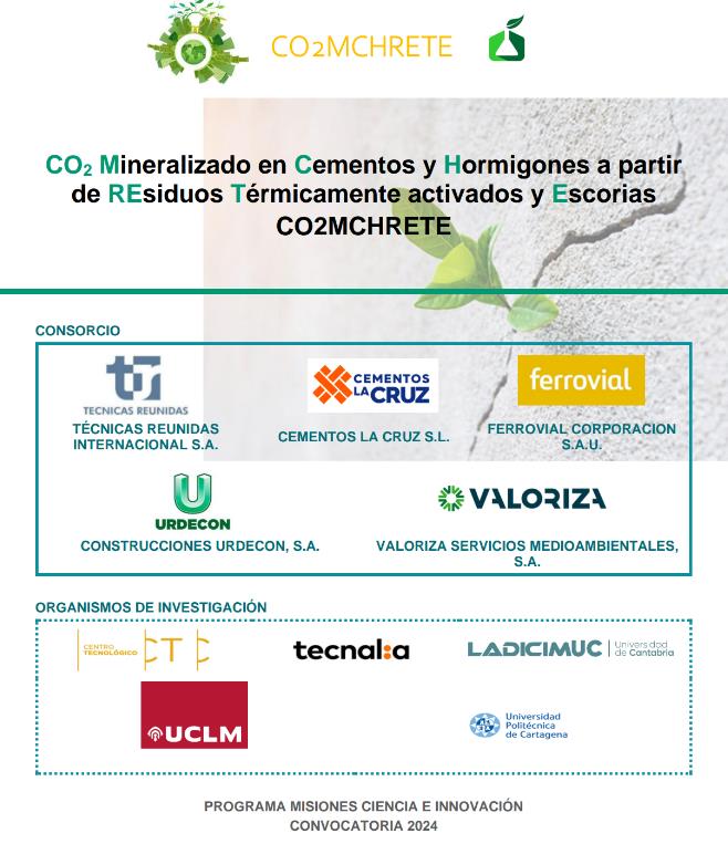 JORNADA DE INNOVACON INDUSTRIAL. PROYECTO CO2MCHRETE