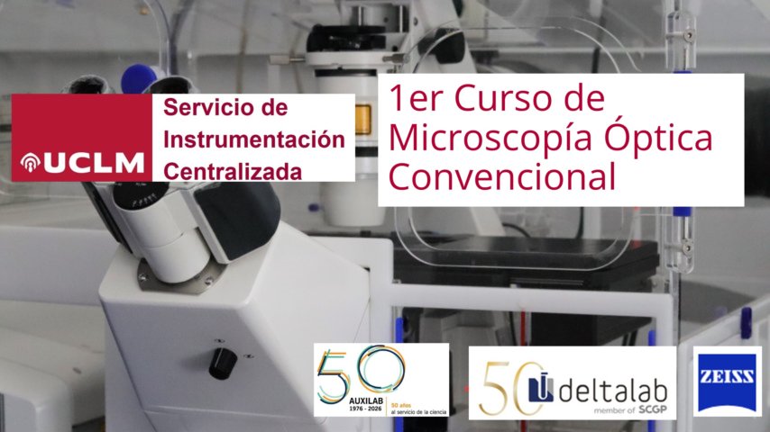 Cartel curso microscopía