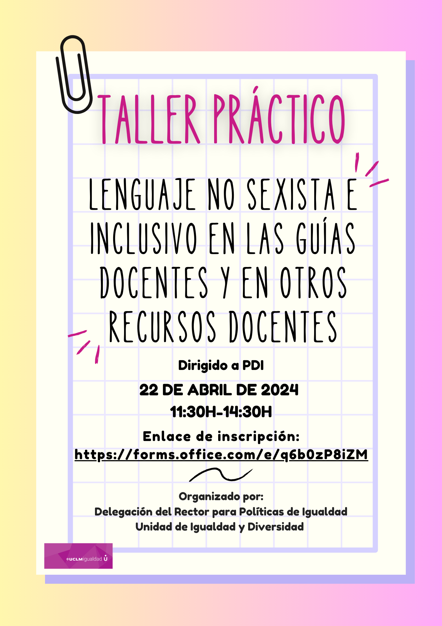 TALLER INCLUSIVO