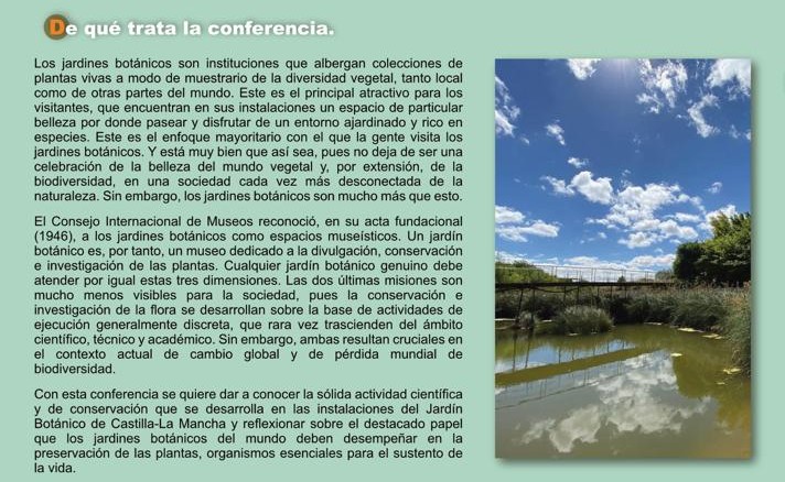¿De qué trata? Jardines Botánicos en 