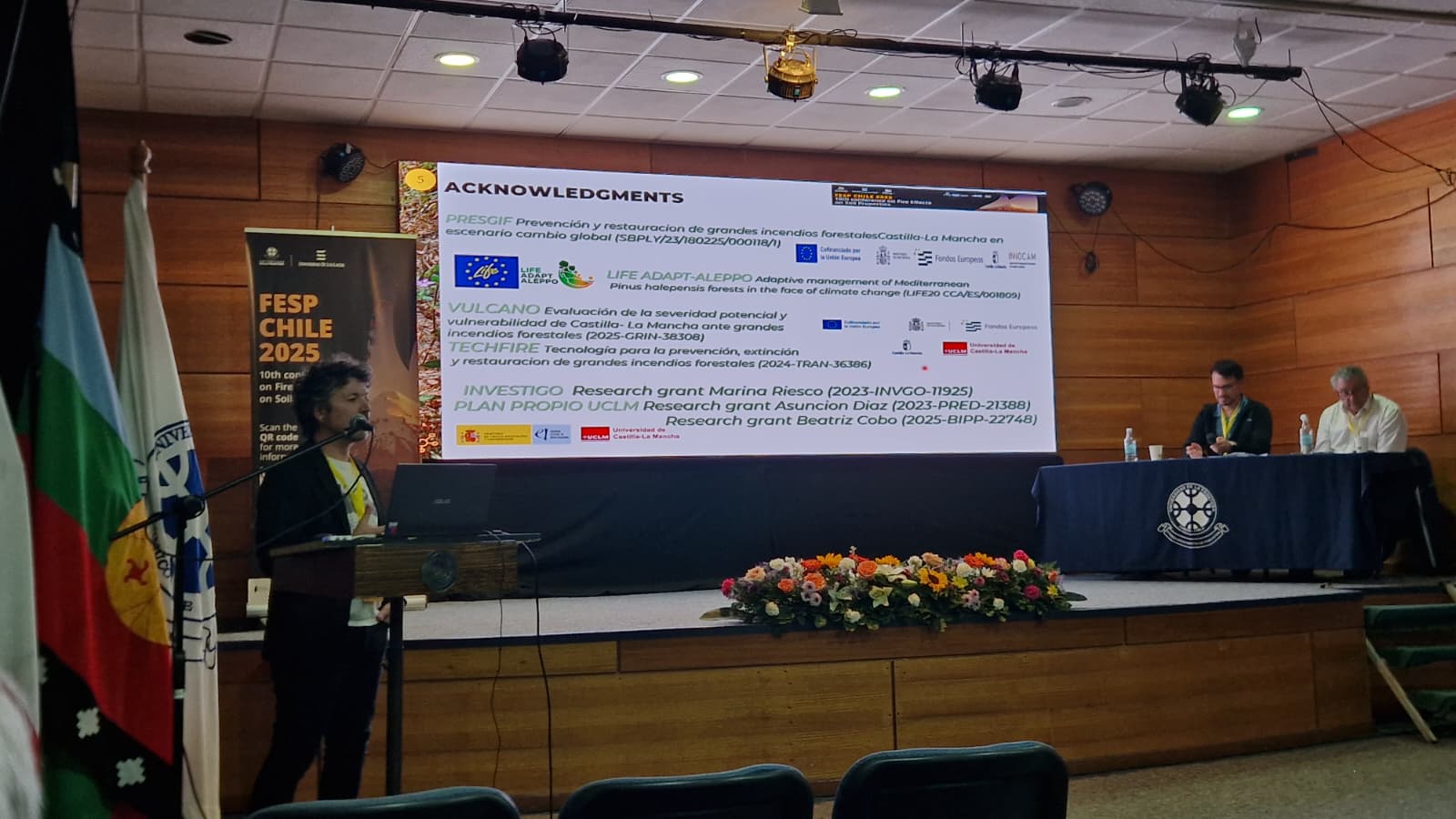 Presentación de LIFE ADAPT-ALEPPO en la 10th FESP Conference en Pucón, Chile.