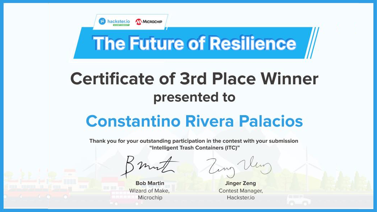 Premio Constan Hackster