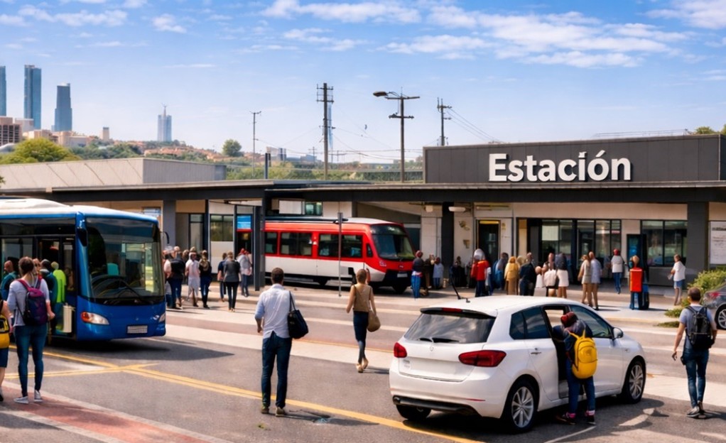 Imagen del proyecto de movilidad en estaciones E=MI2