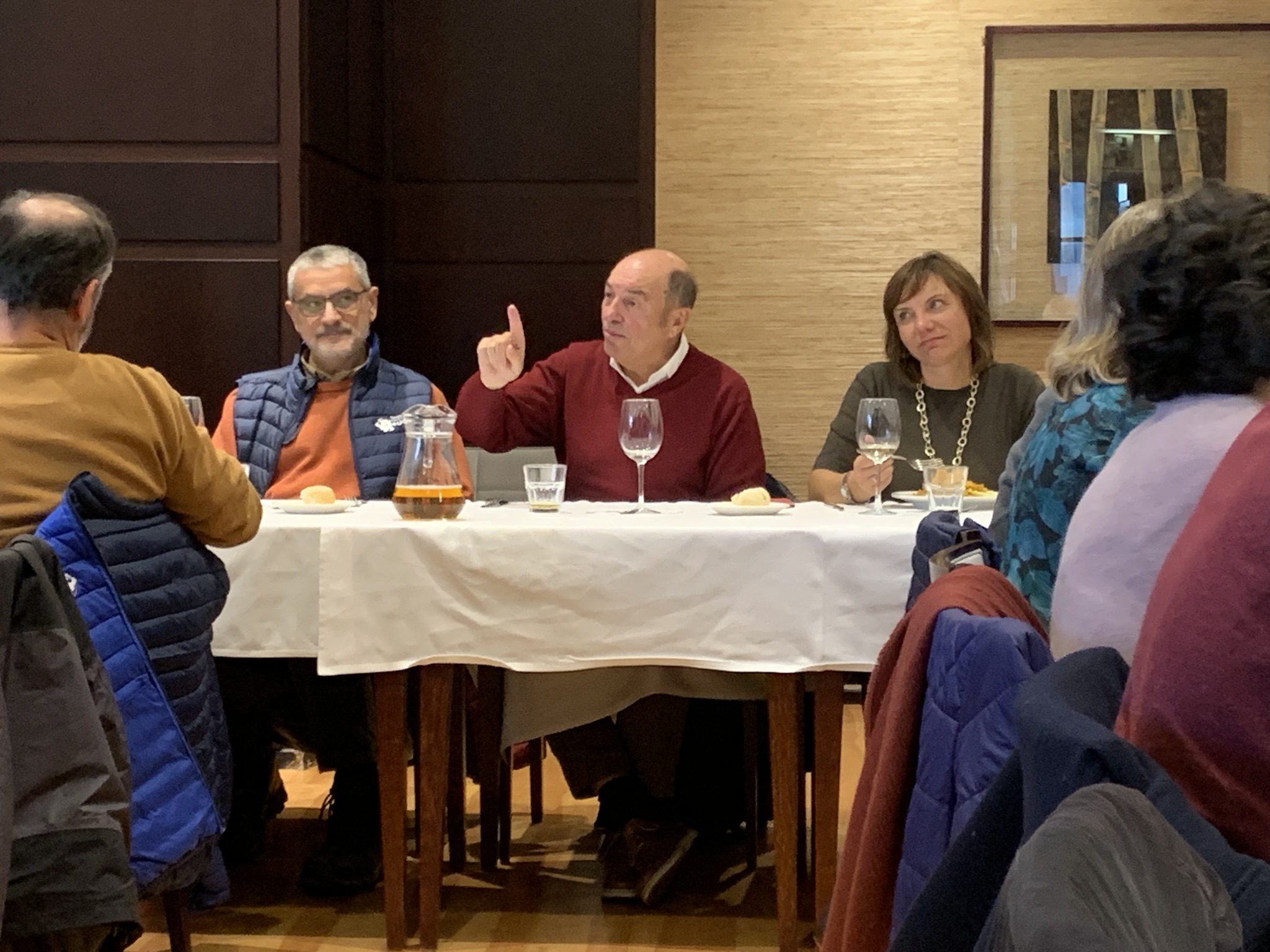 Dr. Calera en la comida de cierre 2024
