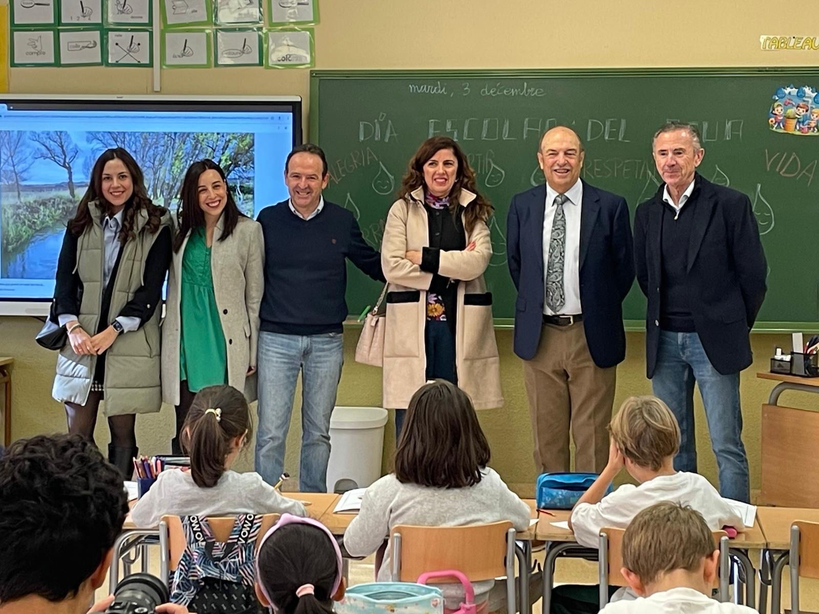 Desarrollo de las actividades en el aula y visita de los líderes del proyecto en representación de la UCLM y la JCRMO