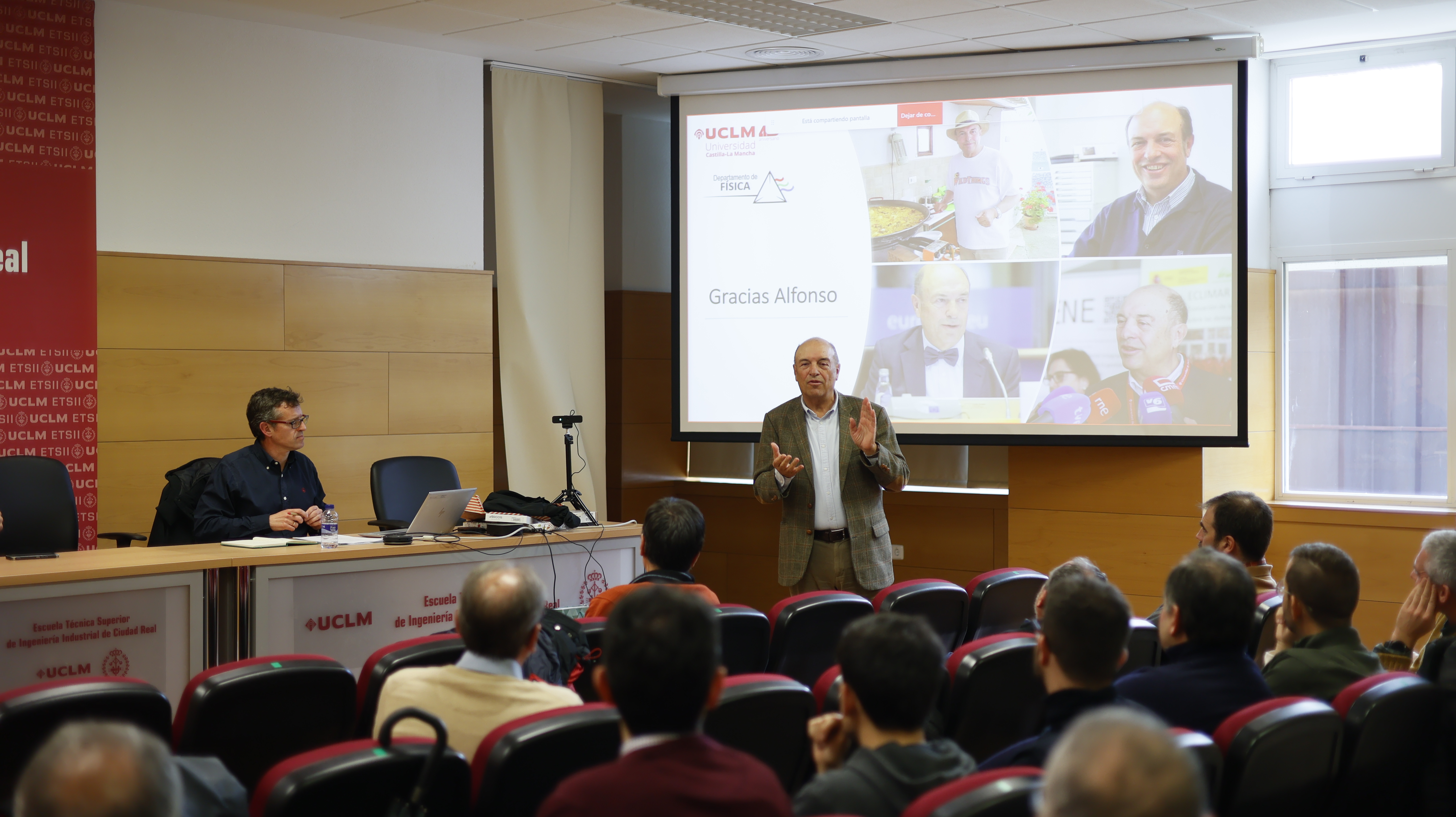 Alfonso Calera Belmonte en el Homenaje