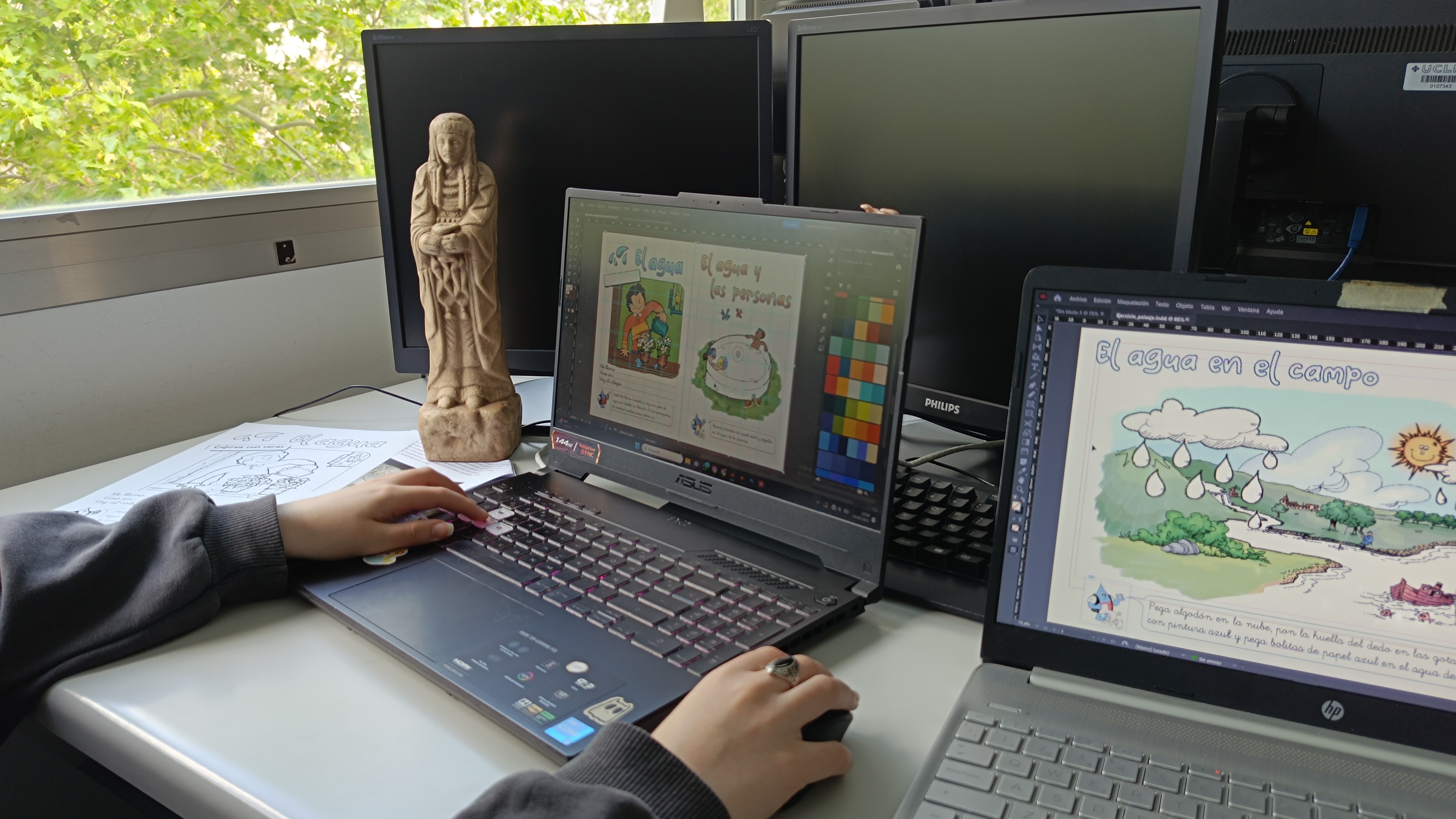Trabajo de diseño. Estudiantes Escuela de Artes de Albacete