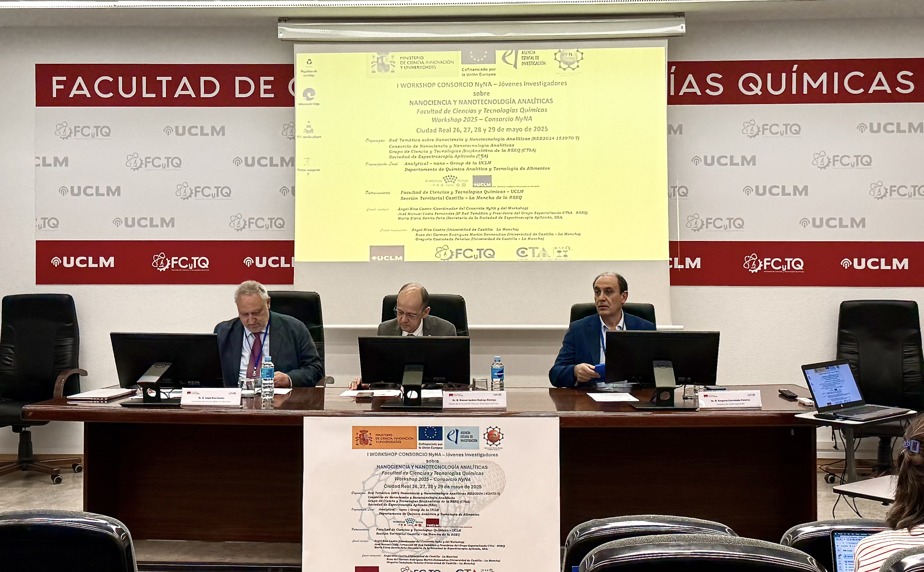 I Workshop Consorcio NYNA para Jóvenes Investigadores celebrado en la UCLM (Fac. CC.TT. Químicas de Ciudad Real) este mes de mayo