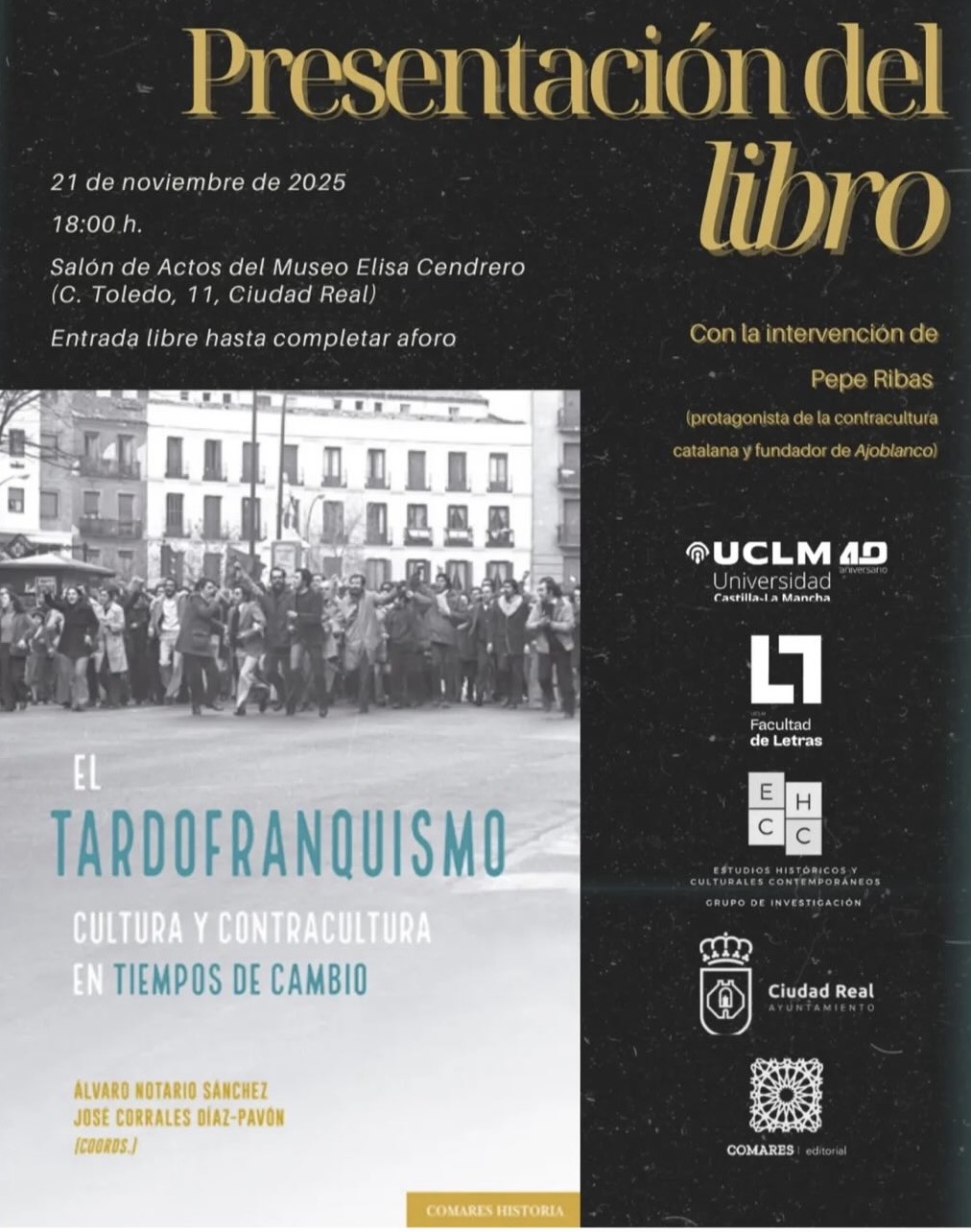 Cartel presentacin del libro