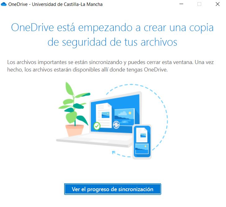 Seguir el progreso de copia 