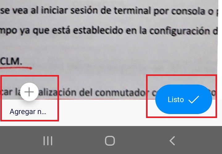 agregar y listo