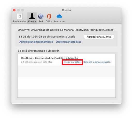 seleccioanr carpeta