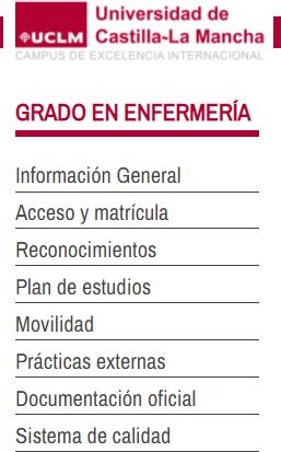 Menú de grado
