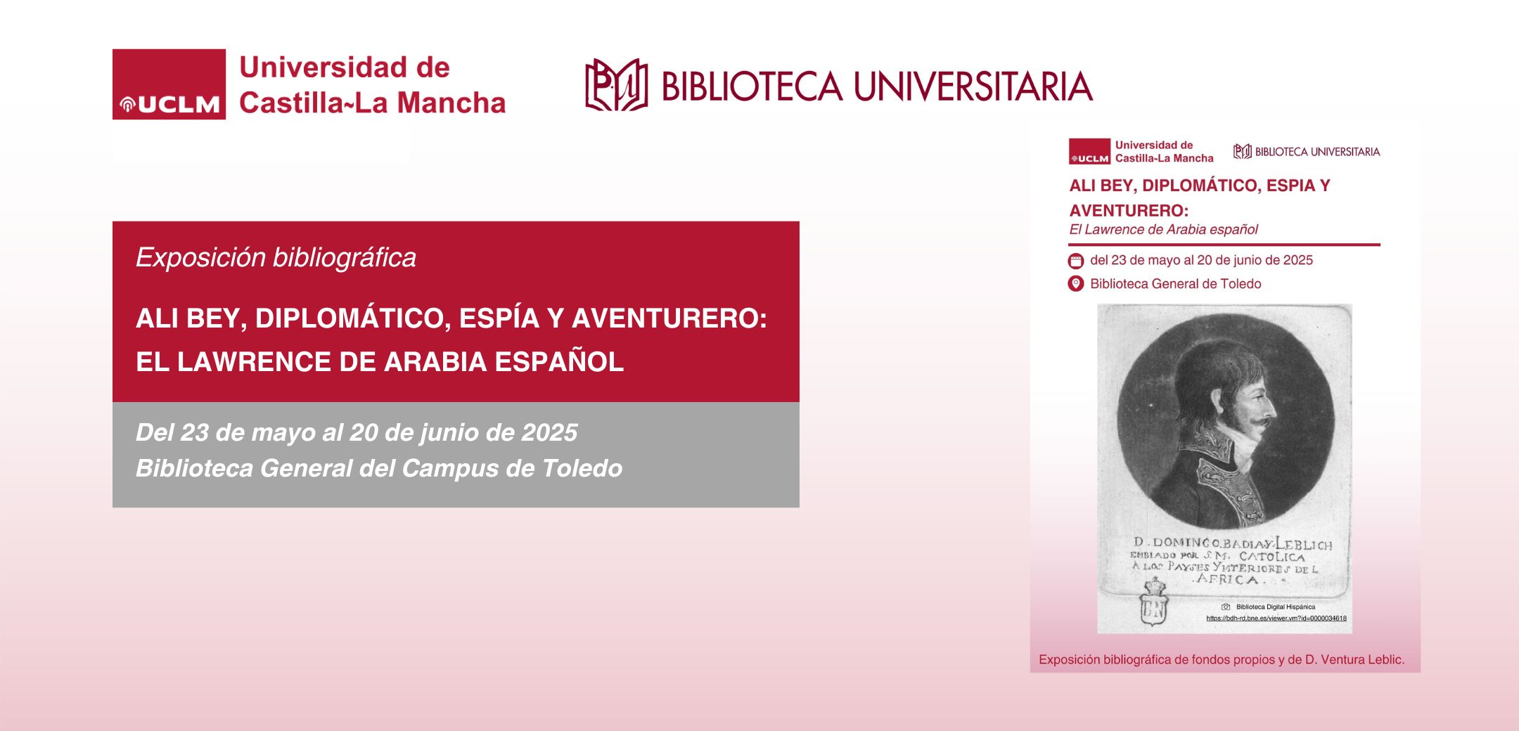 Exposición en la Biblioteca General del campus de Toledo