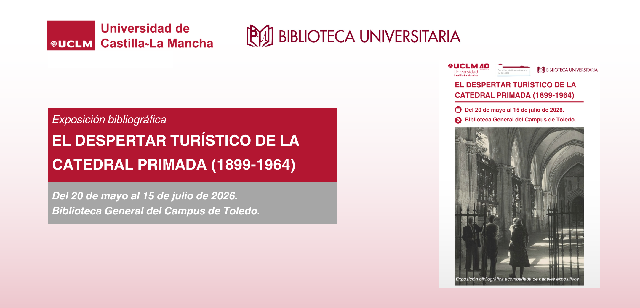 Exposición en la Biblioteca General del campus de Toledo