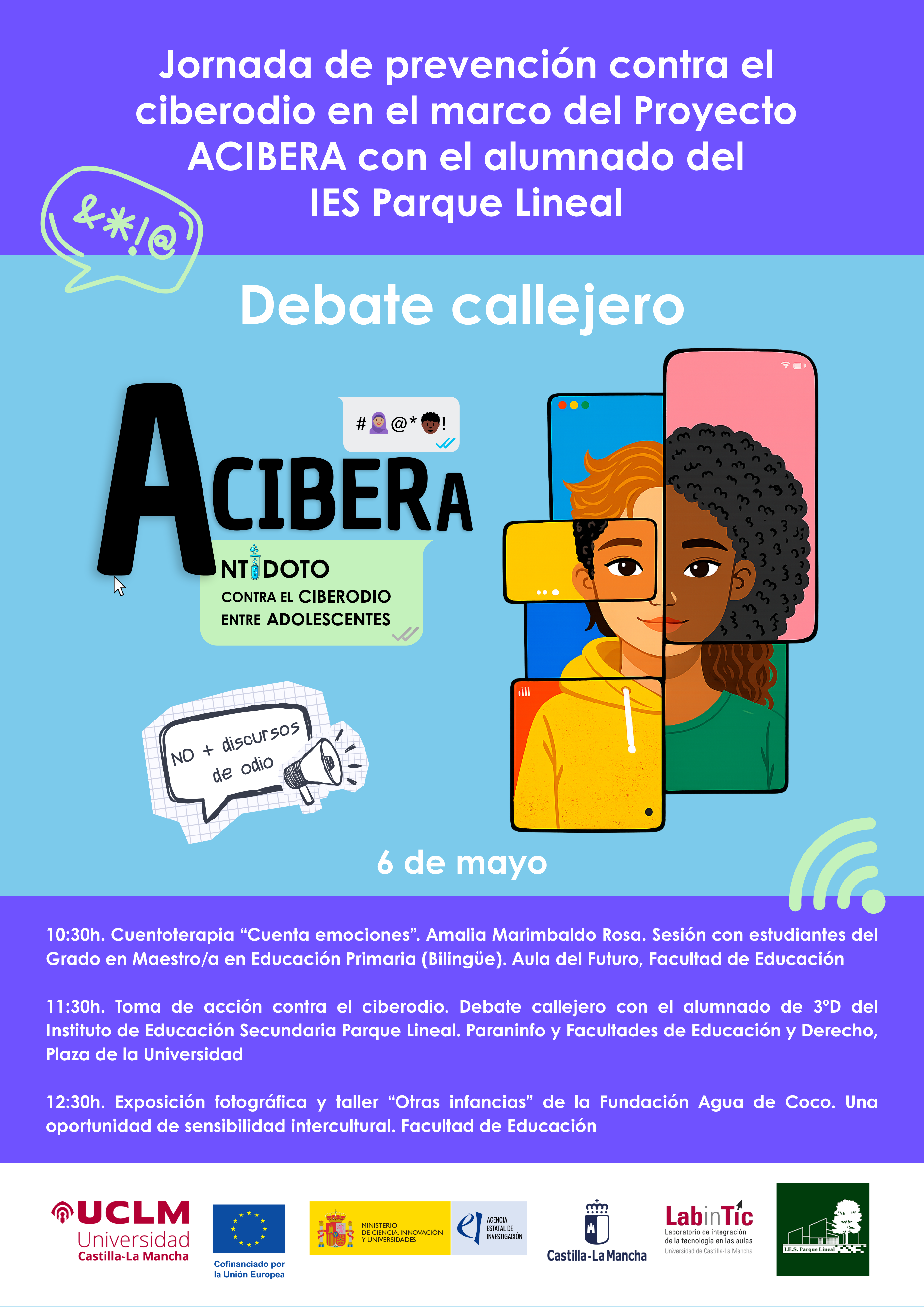 cartel debate callejero 