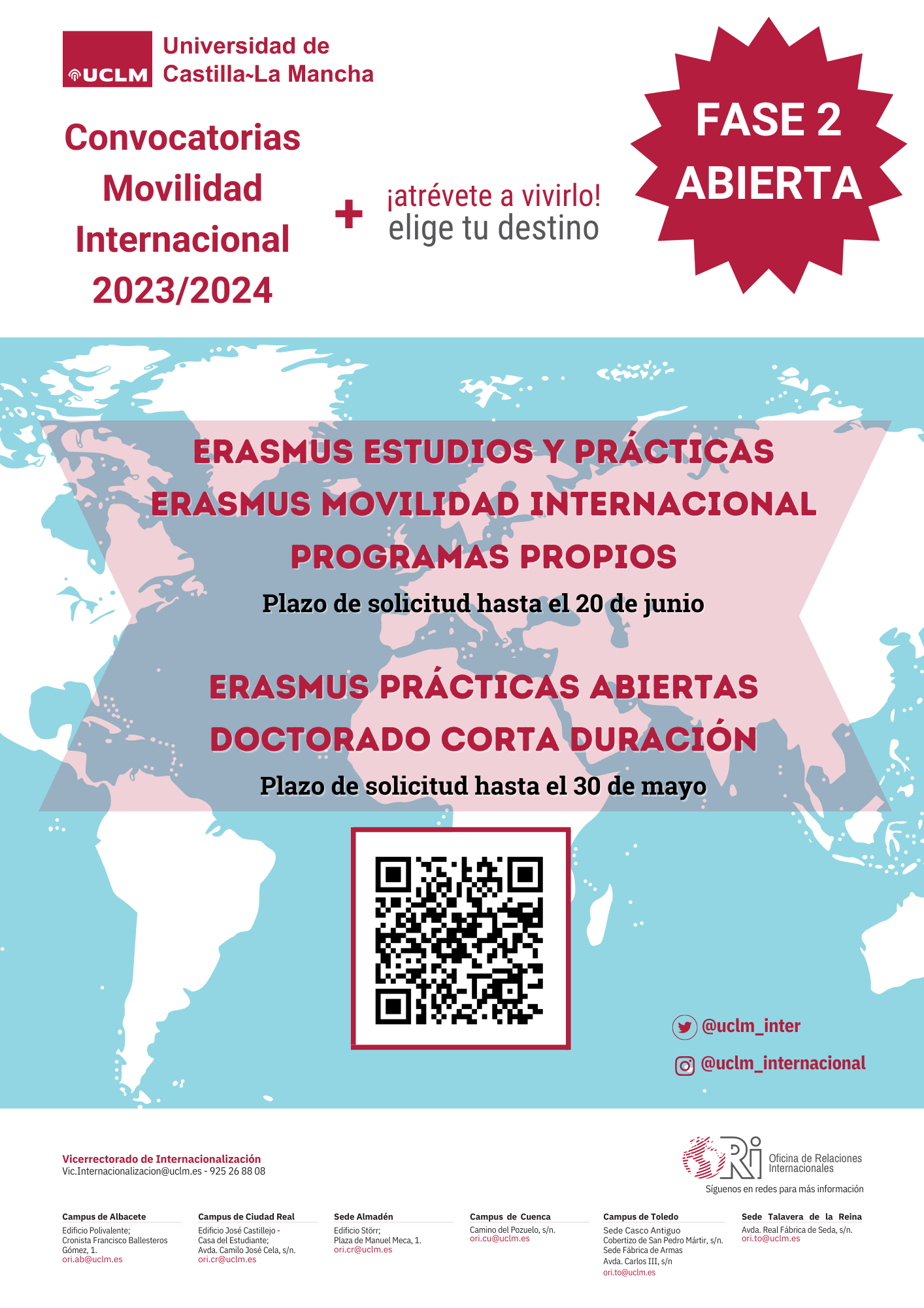 2ª fase de movilidad internacional