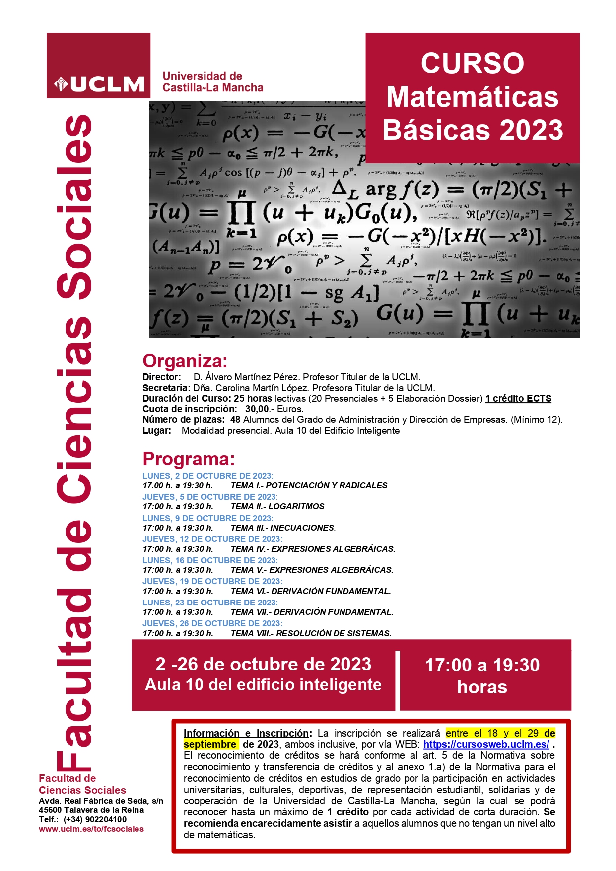 Cartel Curso Cero