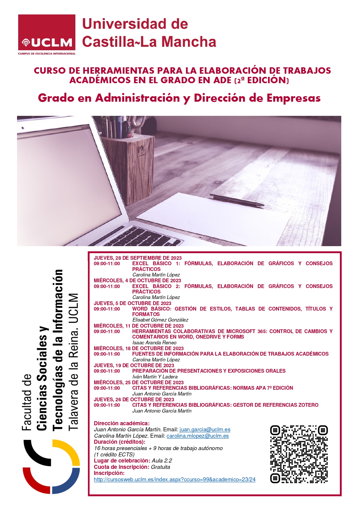 Curso de Herramientas para la Elaboración de Trabajos Académicos en el Grado en ADE.