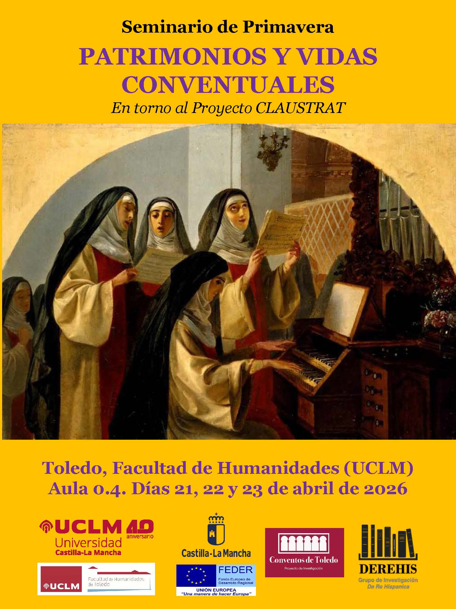 Seminario de Primavera "Patrimonio y vidas Conventuales"