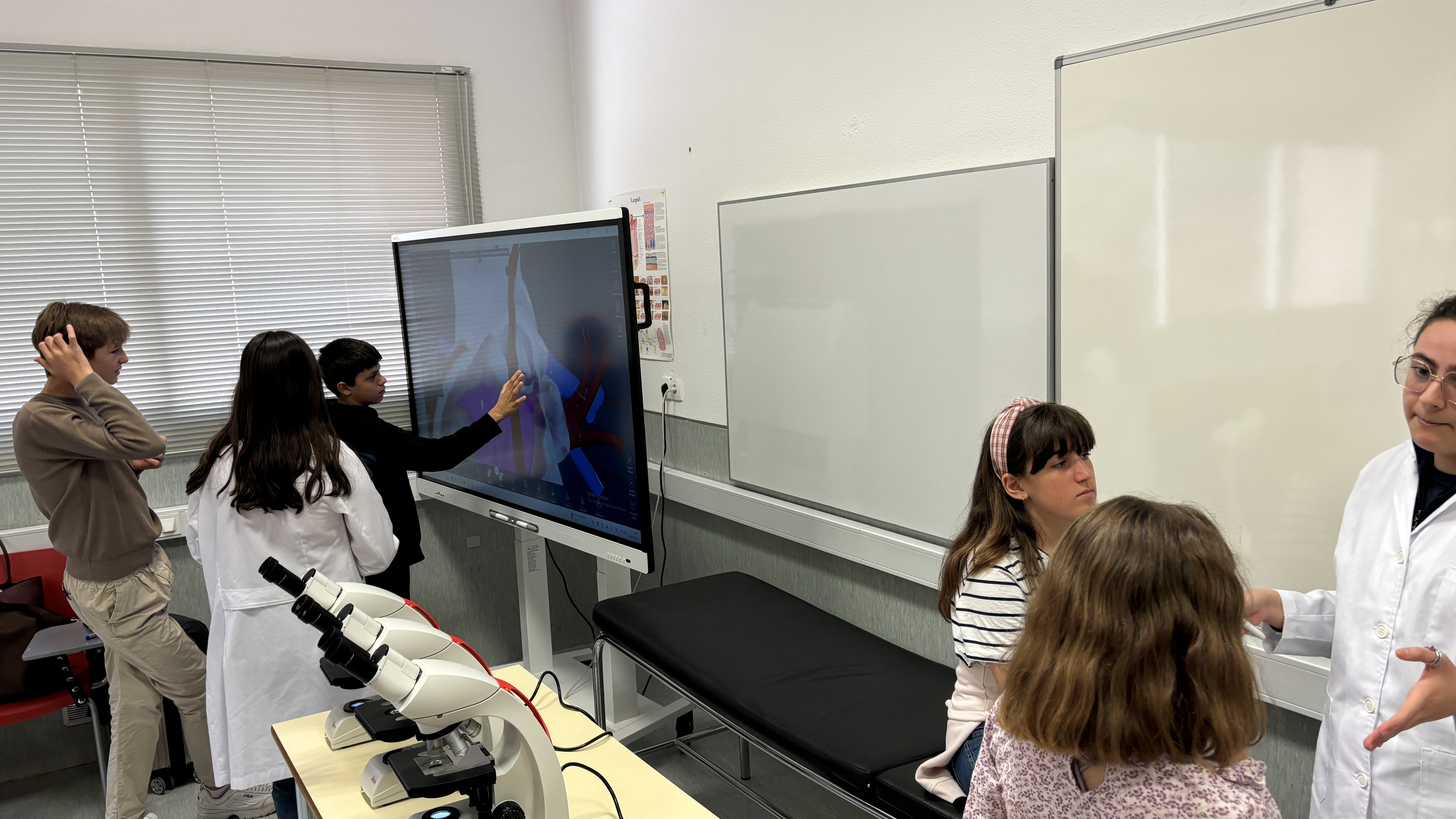 Estudiantes de la Facultad de Enfermería de Albacete y de 6º de Primaria del CEIP Príncipe Felipe en un proyecto Aprendizaje-Servicio. Anatomía y Fisiología Humana