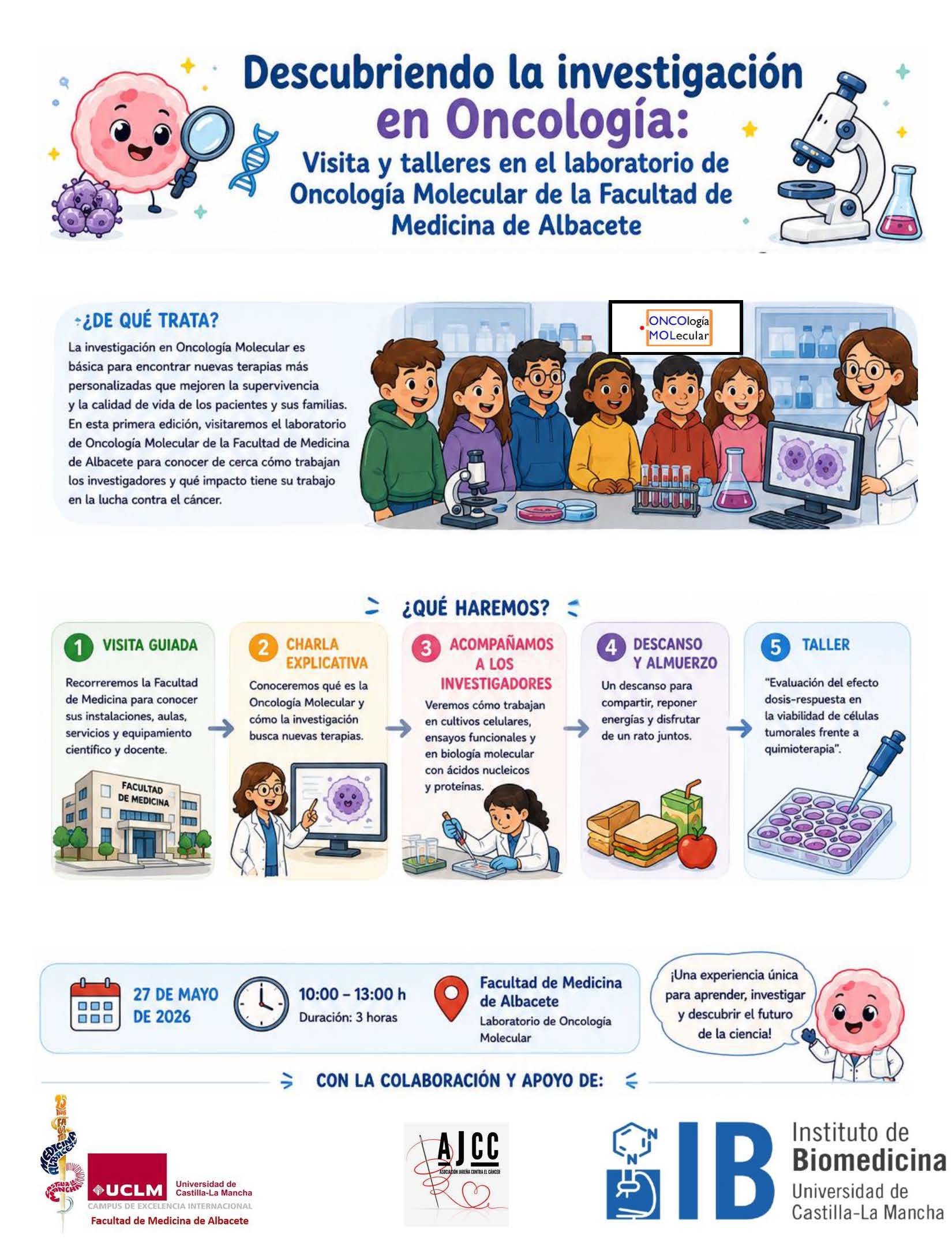 CARTEL ACTIVIDAD DESCUBRIENDO LA ONCOLOGIA