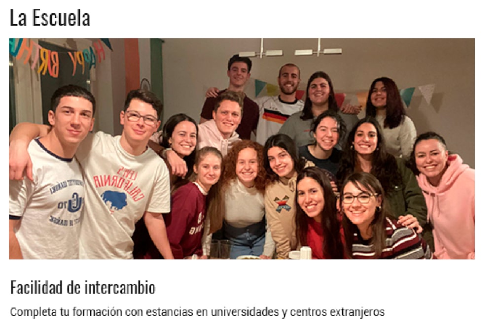 Facilidad de intercambio. Completa tu formación con estancias en universidades y centros extranjeros