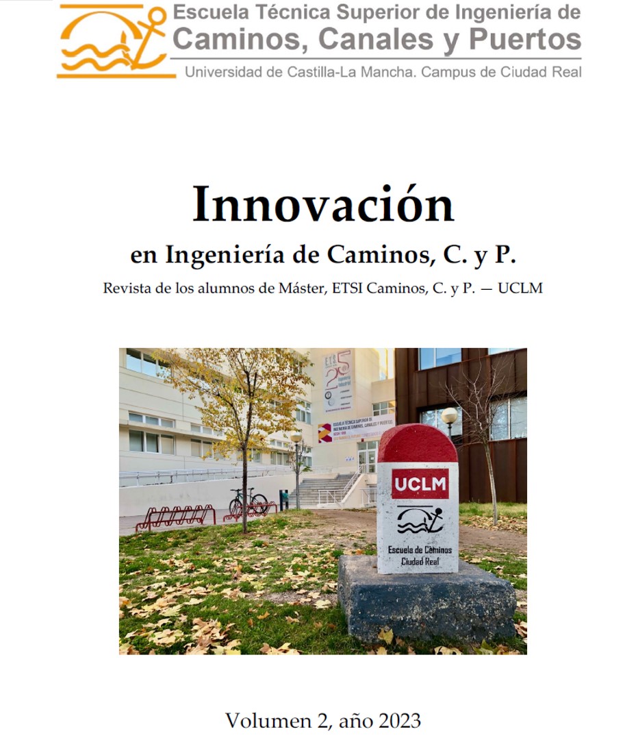 Portada del volumen 2 de la Revista de Innovación en Ingeniería de Caminos, Canales y Puertos
