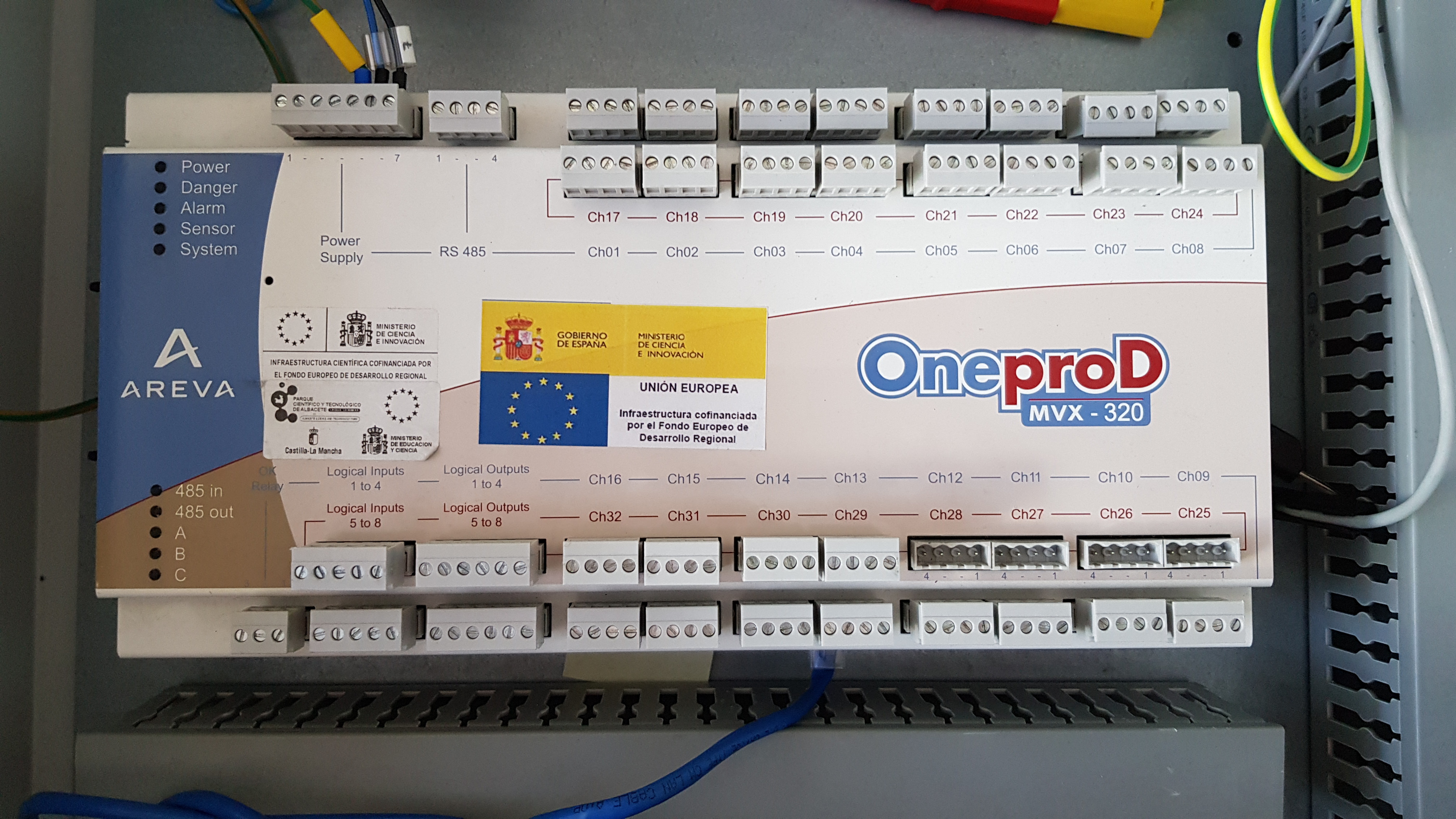 Sistema de monitorización de vibraciones Oneprod