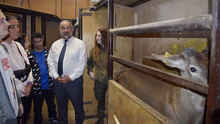 Visita alumnos Incluye Inserta a la Granja Experimental