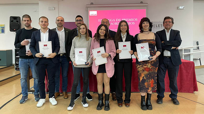 Acto académico de la Facultad de Letras 2024.