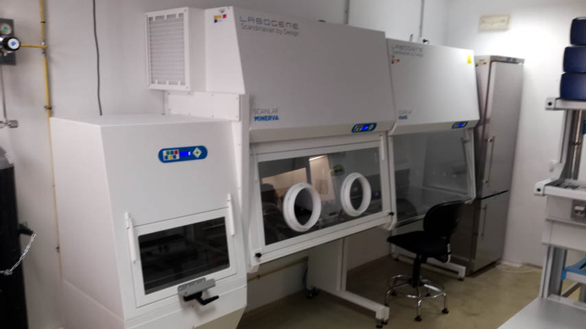 Pruebas de PCR en los laboratorios del IREC