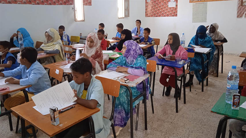 II Olimpiada Matemática en los campamentos de refugiados saharauis de la wilaya de Dajla 