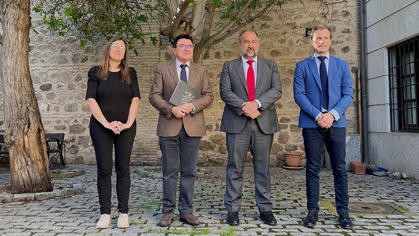 Teresa Santamaría, Teo García, Julián Garde y Ricardo Cuevas.