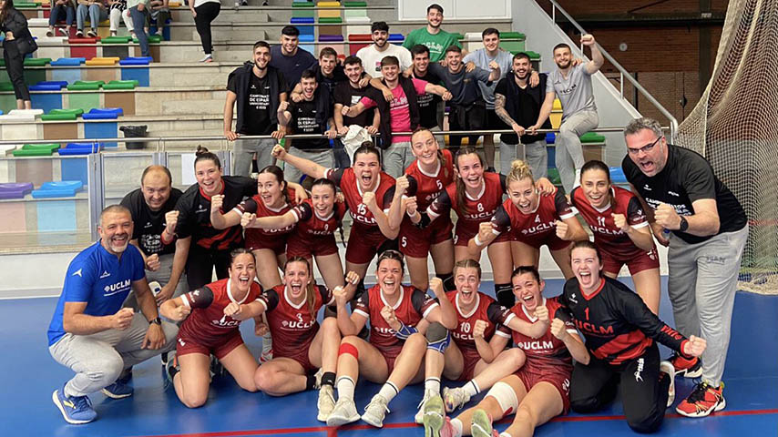 El equipo femenino de balonmano de la UCLM, campeón de España universitario