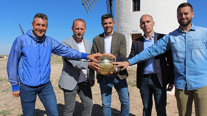 Santiago Lázaro,  José Esteban Gálvez, Ángel Millán y  Jorge González