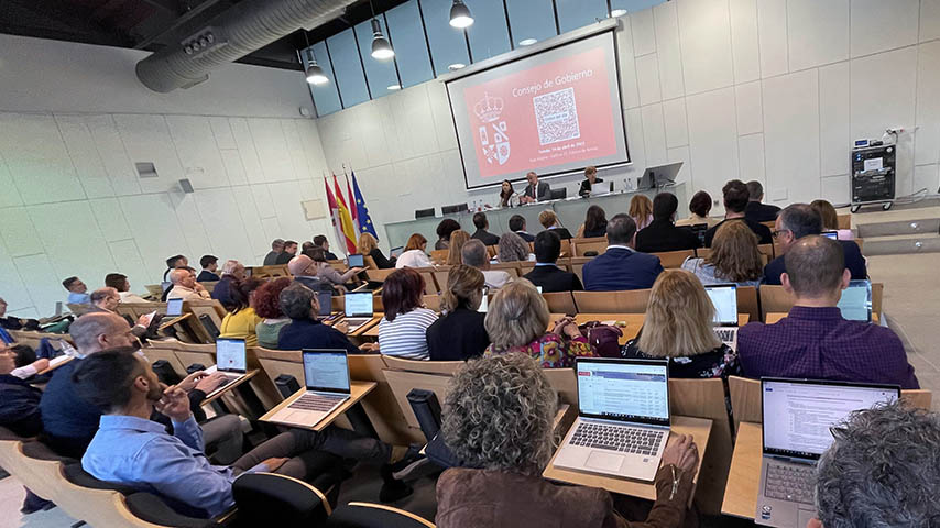 Consejo de Gobierno de la UCLM en el Campus de Toledo.