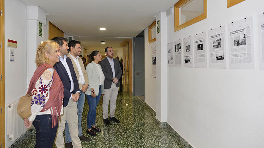 Exposición ‘40 años, 40 noticias. Un recorrido por la historia de la Facultad de Educación’.