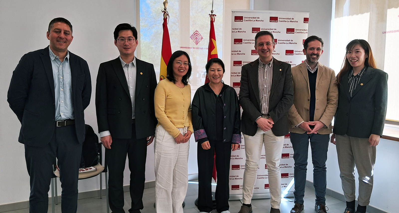 Una delegación de la East China Normal University visita el Campus de Toledo