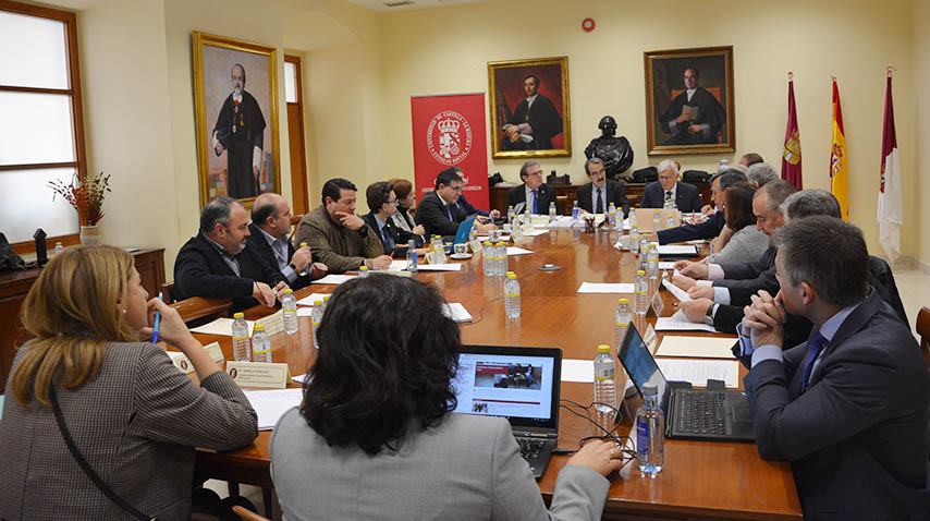 Pleno ordinario del Consejo Social en Ciudad Real.