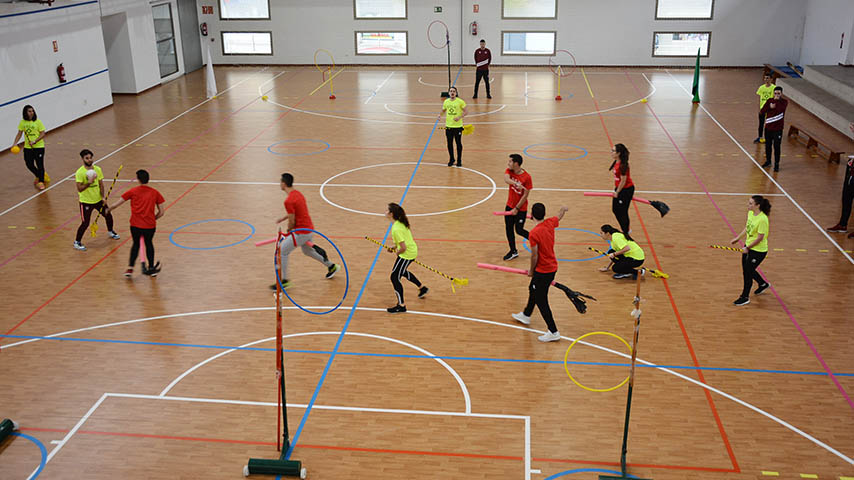 Torneo de quidditch en la Facultad de Educación de Ciudad Real.