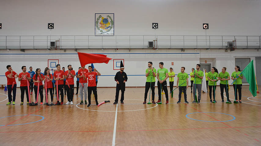 Torneo de quidditch en la Facultad de Educación de Ciudad Real.