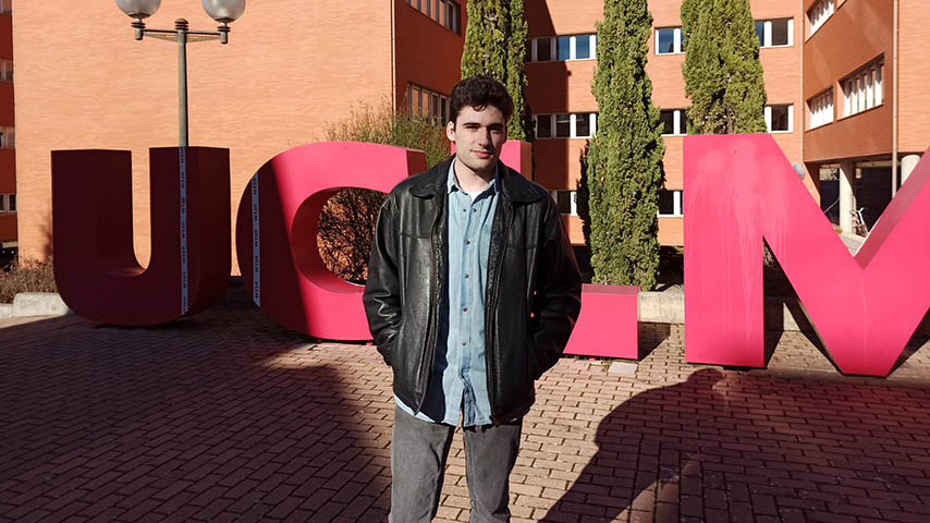 Carlos García Ruiz, delegado de alumnos en el Campus de Cuenca.