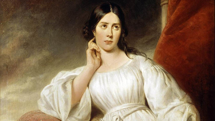 Retrato de la Malibrán por Henri Decaisne