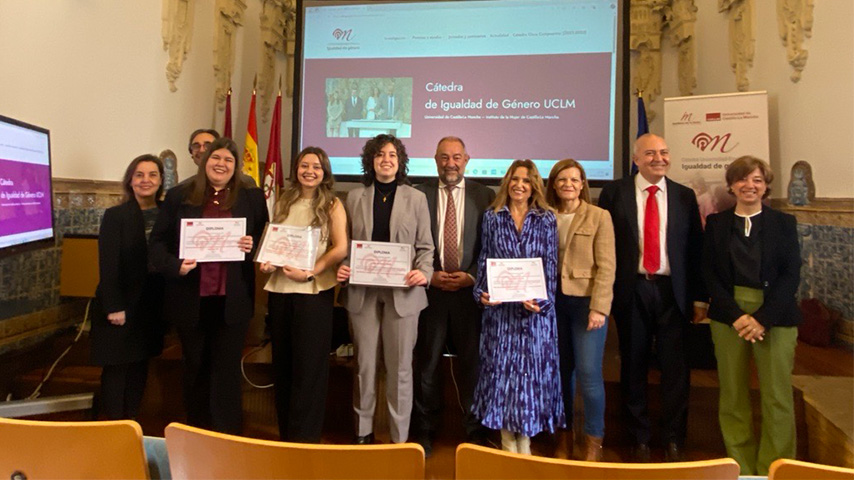 Entrega de premios TFG sobre igualdad de género de la UCLM.