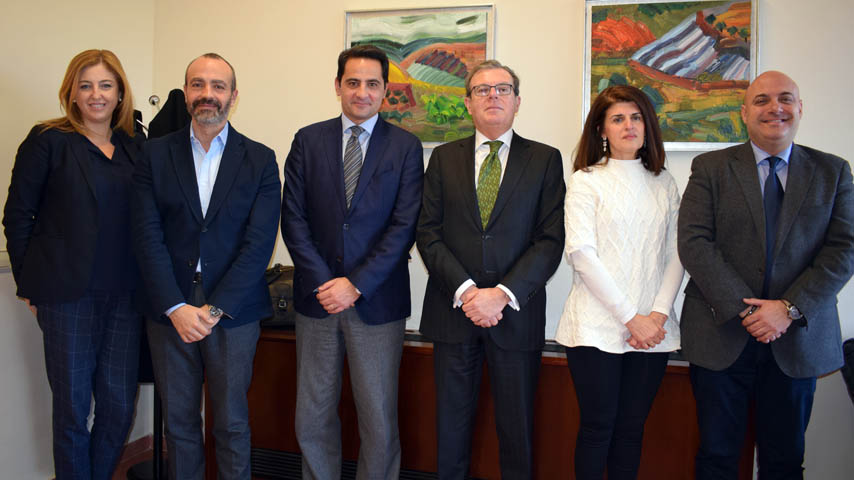 Reunión del rector con el decano del colegio de abogados de Albacete