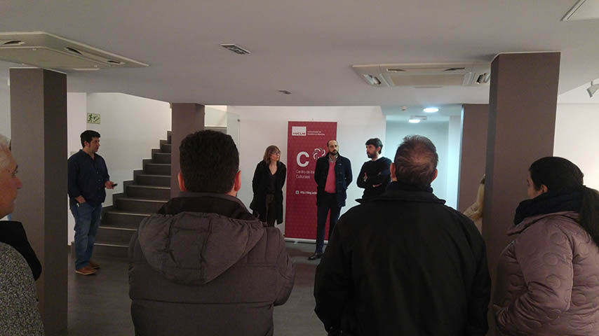 Inauguración de la dos exposiciones.